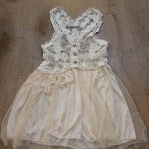 Victoria's Secret Lace & Pink Top Size Medium